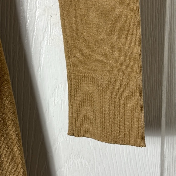 NEW 525 America Elegant Tan cardigan dress Button-Up Dress with belt size Small - Picture 8 of 14